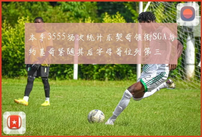 本季3555场次统计东契奇领衔SGA与约基奇紧随其后字母哥位列第三